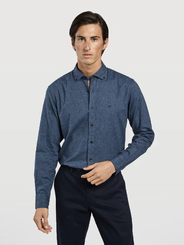 Slim fit casual herringbone shirt Casual Men's Japanese 