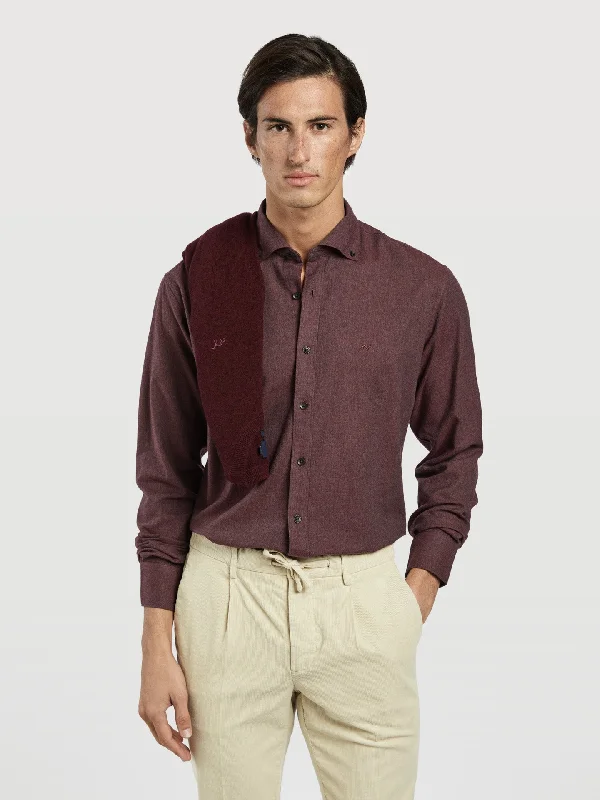 Slim fit casual herringbone shirt Lumberjack