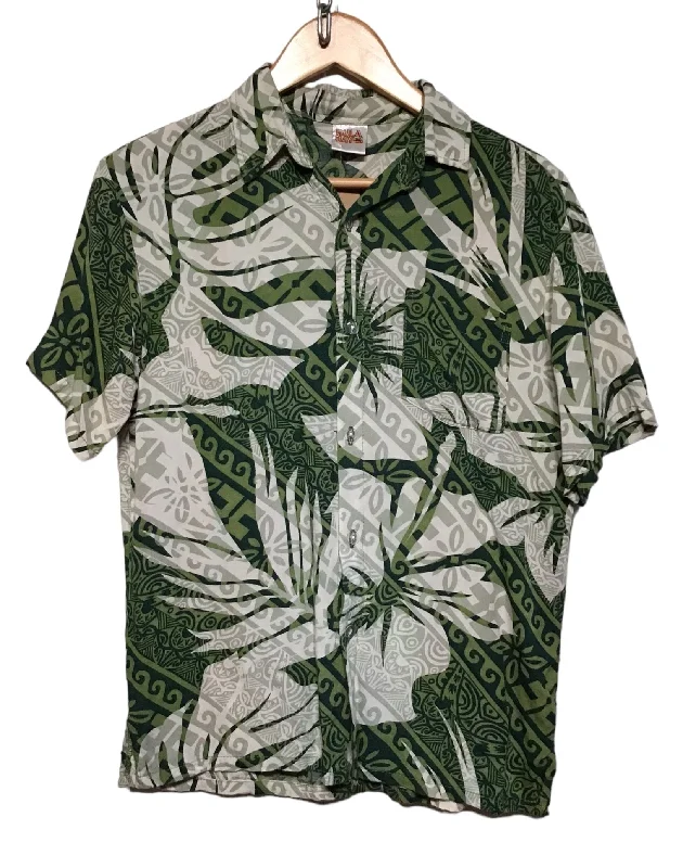 Hula Bay Shirt (Size S) Luxurious Men's High