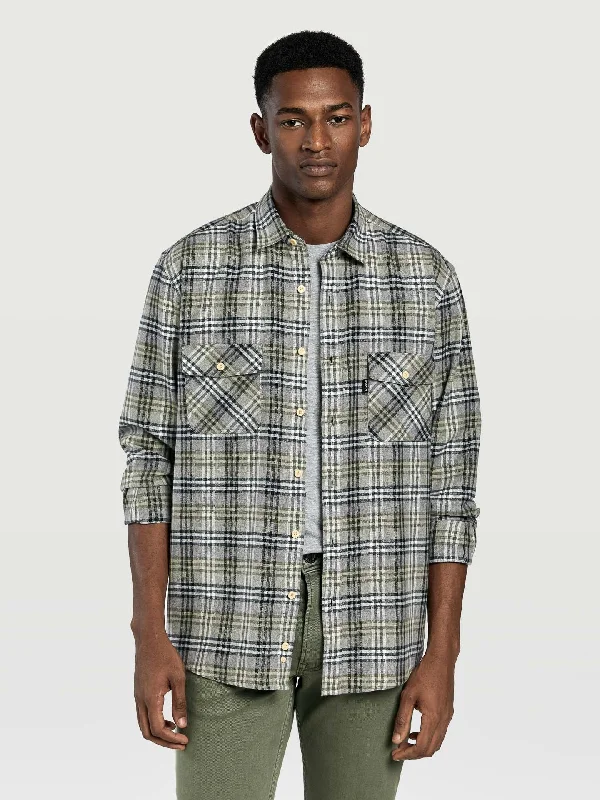 Regular fit flannel shirt Artistic Men's Avant