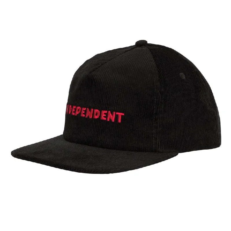 Independent Beacon Snapback Unstructured Mid Hat - Black Dynamic Men's High