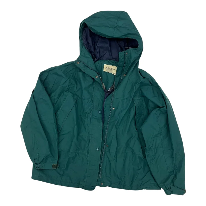 Jacket Windbreaker By Eddie Bauer In Green, Size:Xl Athletic Men's High