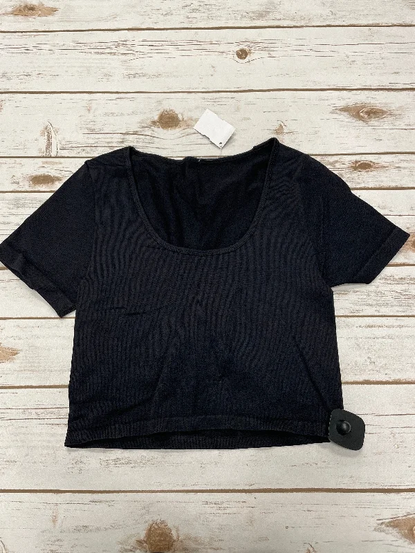 Athletic Top Short Sleeve By Cme In Black, Size: M Unique Men's Upcycled