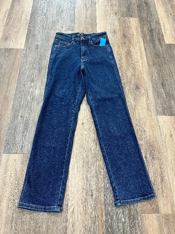 Blue Denim Jeans Straight Judy Blue, Size 3 British Gentleman Style