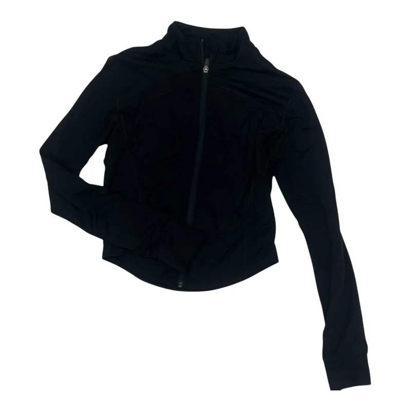 Athletic Jacket By Clothes Mentor In Black, Size:M Laid