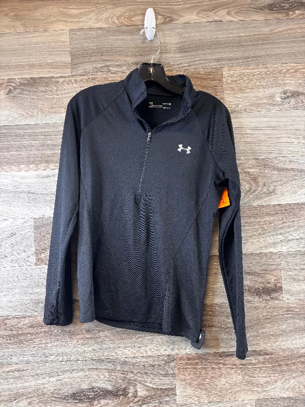 Athletic Top Long Sleeve Collar By Under Armour In Black, Size: S Earthy Men's Hemp