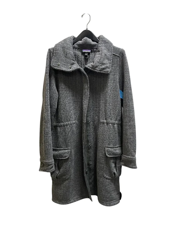 Coat Peacoat By Patagonia In Grey, Size: L Youthful Men's Anime