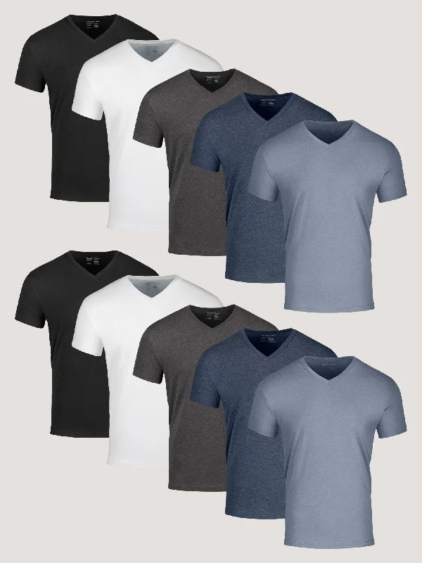 Best Sellers V-Neck 10-Pack Bold Men's Statement