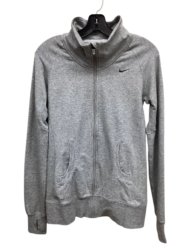 Athletic Jacket By Nike Apparel In Grey, Size: M Cool Men's Skate