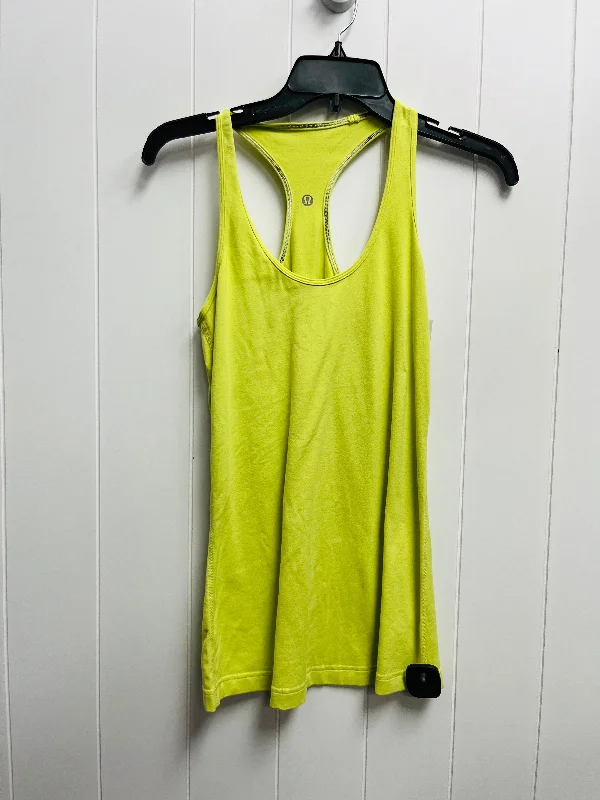 Silver Athletic Tank Top Lululemon, Size S Laid