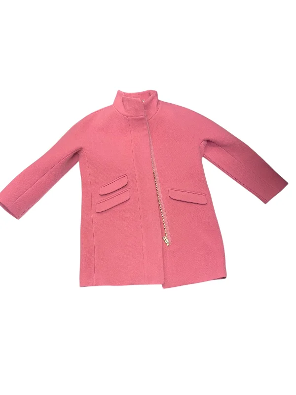 Coat Wool By J. Crew In Pink, Size: 12p Classic Men's Pin