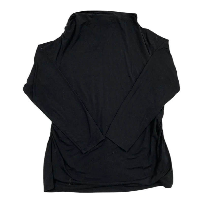 Top Long Sleeve By J. Jill In Black, Size: 2x Sporty Men's Tennis