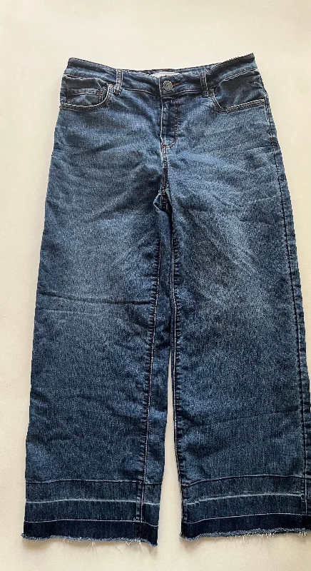 Blue Jeans Cropped Loft, Size 2 Practical Men's Quick