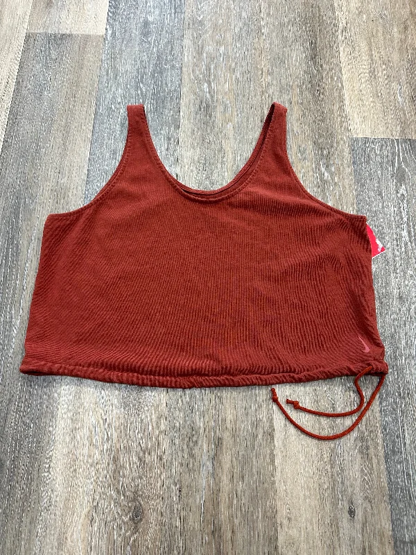 Orange Athletic Tank Top Nike Apparel, Size L Adventure