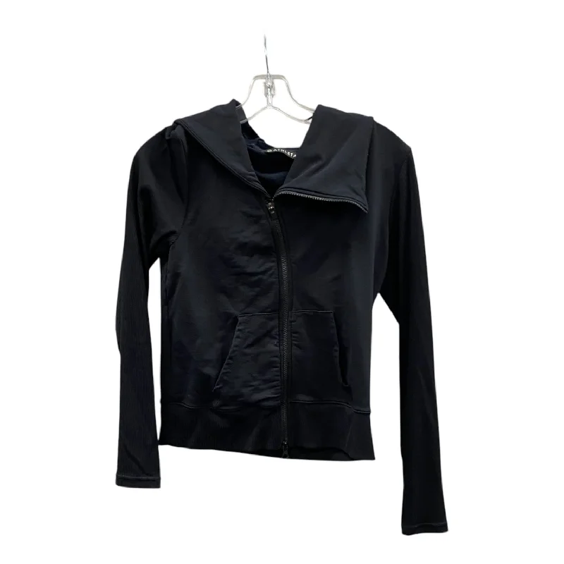 Athletic Jacket By Athleta In Black, Size:Xs Trendy Men's Oversized