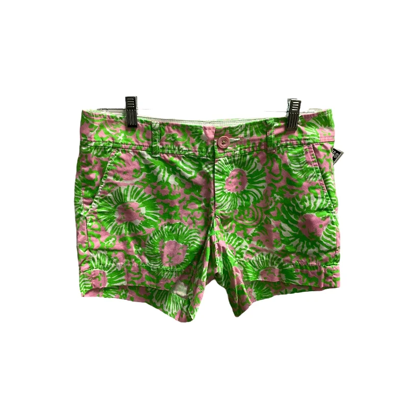 Green & Pink Shorts Lilly Pulitzer, Size 2 Relaxed Men's Beach