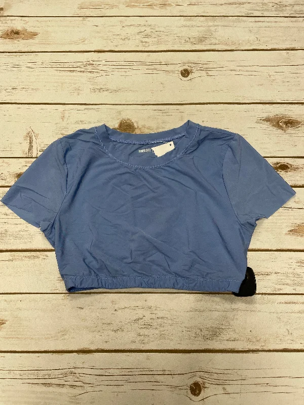 Athletic Top Short Sleeve By Aerie In Blue, Size: M Relaxed Men's Australian 