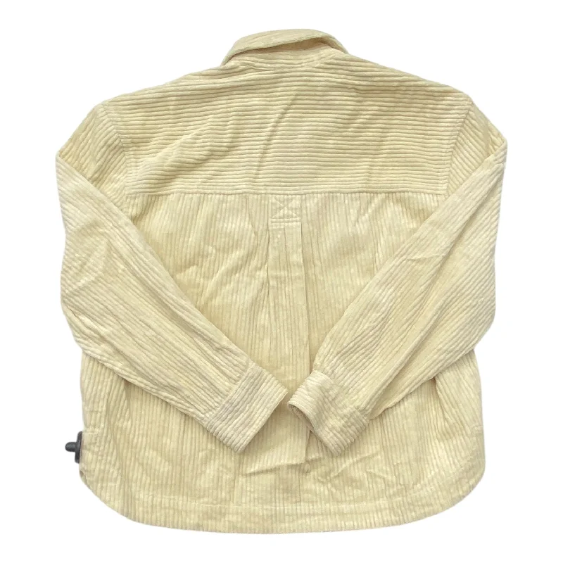 Jacket Shirt By Madewell In Cream, Size:M Tough Men's Tactical