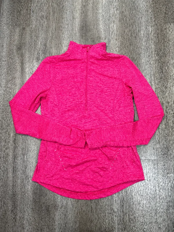 Athletic Top Long Sleeve Collar By Avia In Pink, Size: Xs Monochromatic All