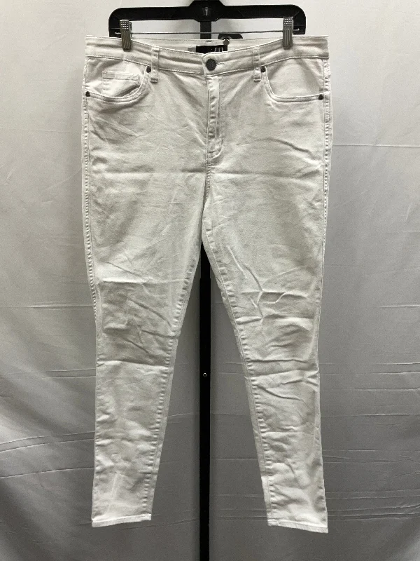 White Denim Jeans Skinny Kut, Size 14 Elegant Men's Cashmere