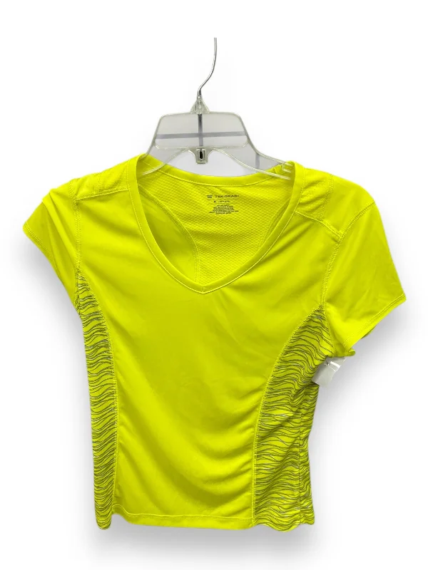 Athletic Top Short Sleeve By Tek Gear In Yellow, Size: M Elegant Men's Cashmere