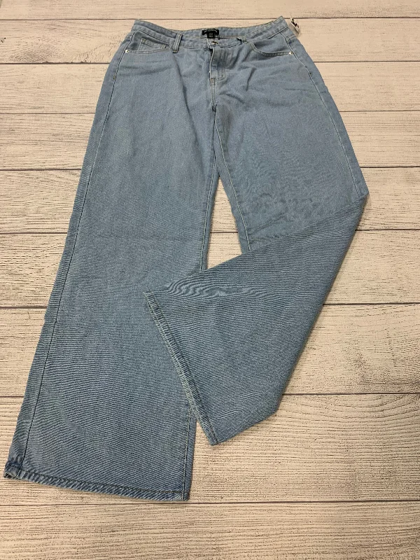 Blue Jeans Wide Leg Pretty Little Thing, Size 8 Laid