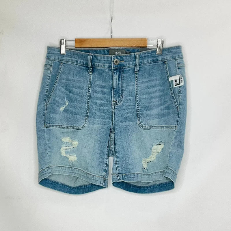 Blue Denim Shorts Torrid, Size 12 Gym