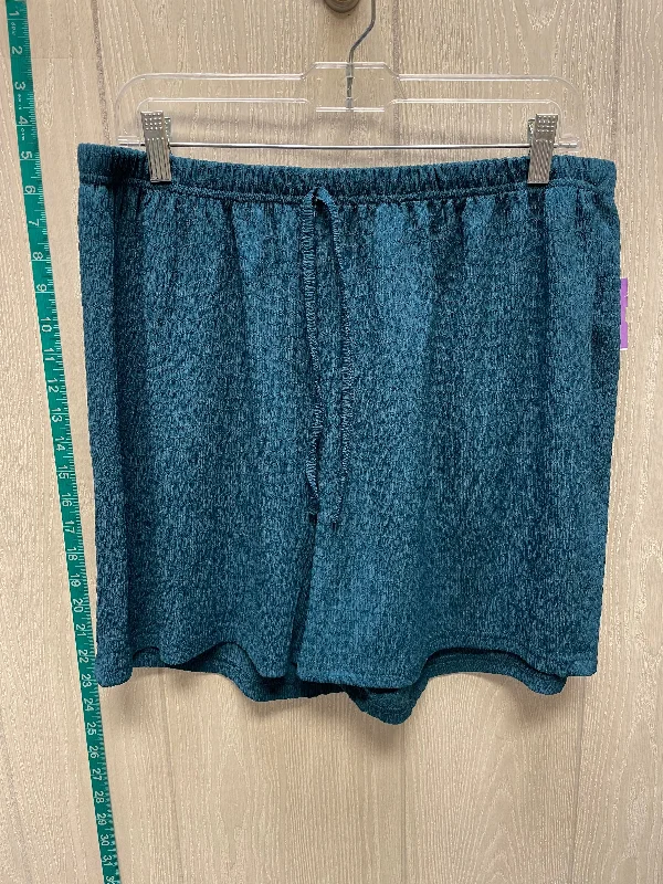 Teal Shorts Cme, Size 20 Refined Men's Hand