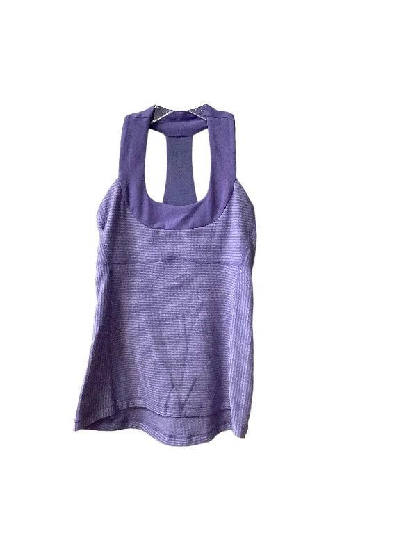 Purple Athletic Tank Top Lululemon, Size S Trendy Men's Bucket