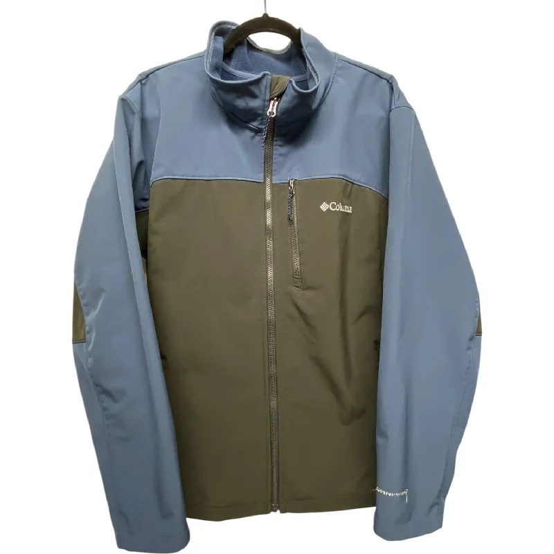 Jacket Other By Columbia In Blue & Green, Size: Xl Rugged Men's Outdoor 