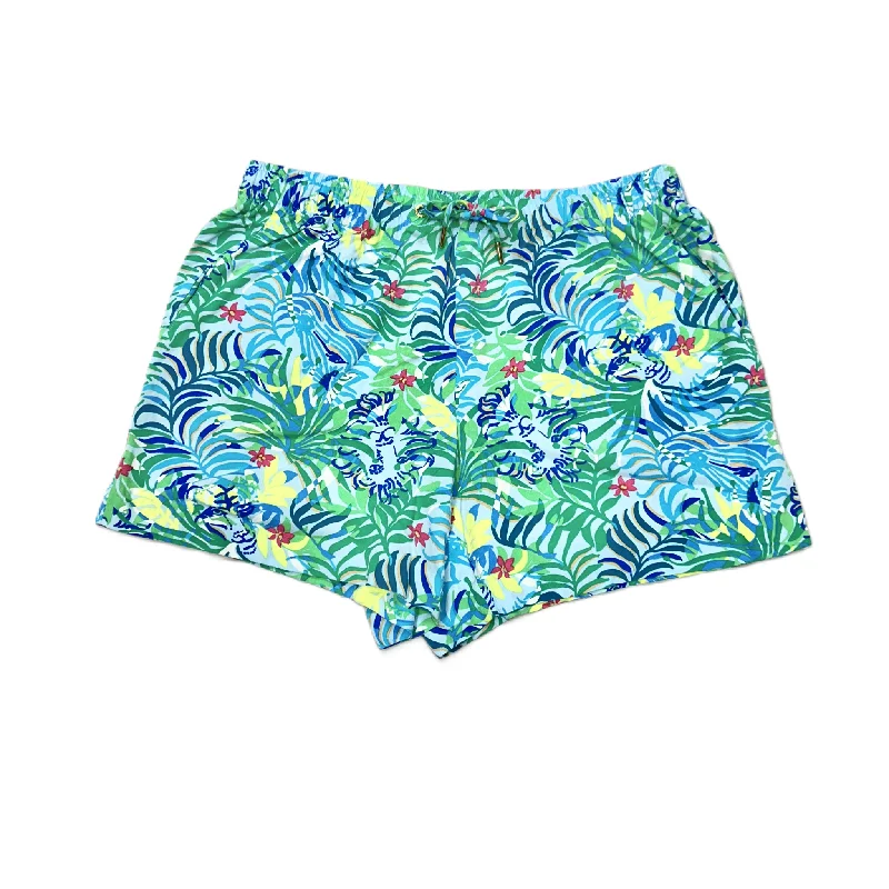 Blue & Green Shorts Designer By Lilly Pulitzer, Size: M Cozy Men's Sherpa