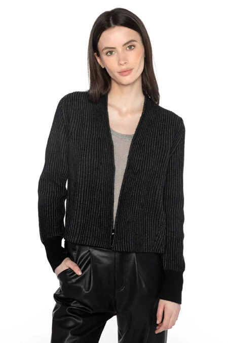 Kinross Cashmere Plaited Rib Cardigan Vacation