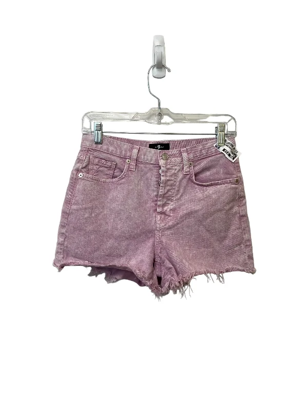 Purple Shorts 7 For All Mankind, Size 24 Artistic Men's Hand