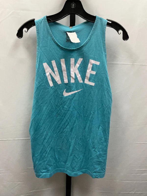 Blue Athletic Tank Top Nike Apparel, Size M Gym