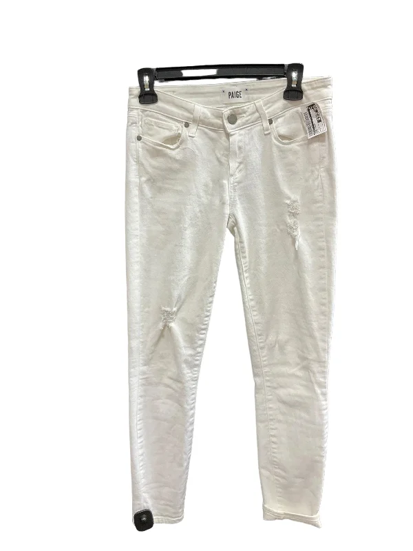 White Jeans Skinny Paige, Size 4 Business