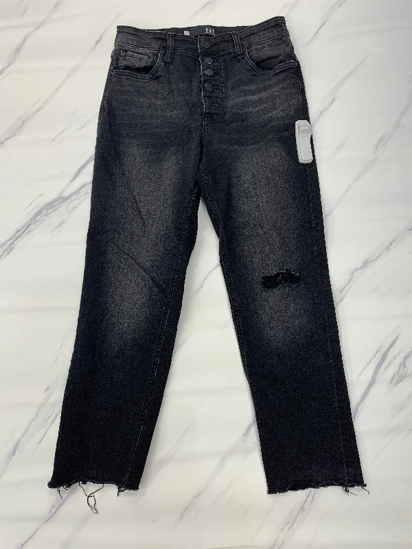 Black Jeans Cropped Kut, Size 4 British Gentleman Style