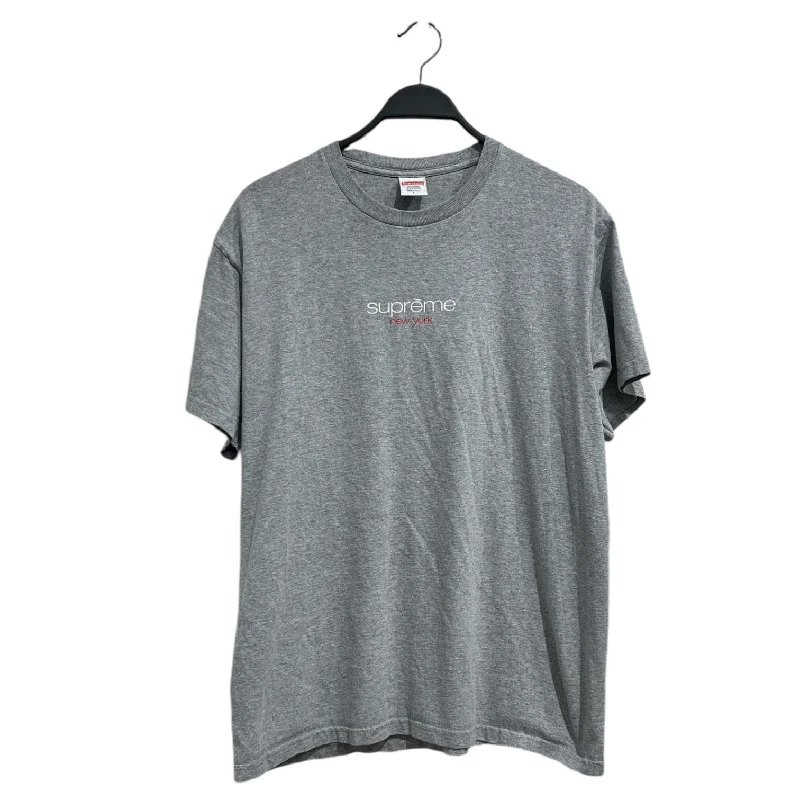 Supreme/T-Shirt/XL/Cotton/GRY/SUPREME NEW YORK Preppy Men's College