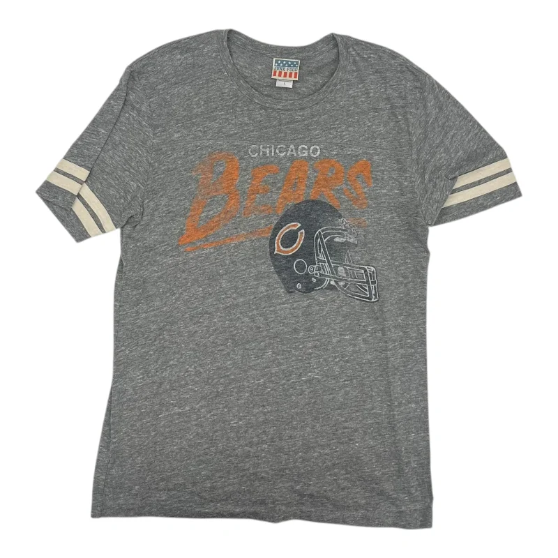 Athletic Top Ss By Junk Food In Grey, Size:L Bohemian Men's Free