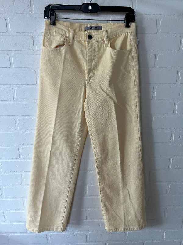 Yellow Denim Jeans Straight Joes Jeans, Size 4 Refined Men's Velvet