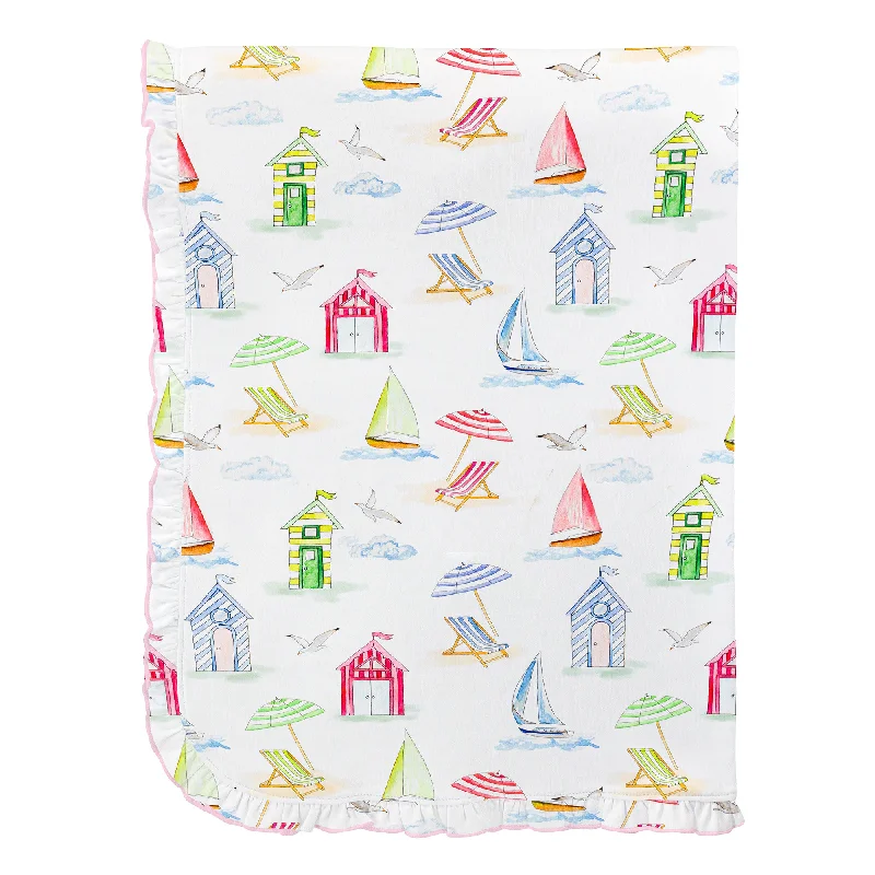 Beach Huts Blanket Sophisticated Men's 