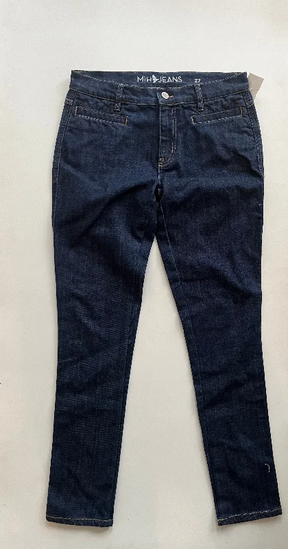 Denim Jeans Straight MIH, Size 4 Masculine Men's Thick