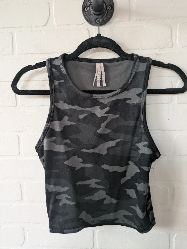 Black Athletic Tank Top Balance Collection, Size S Monochromatic Office Style