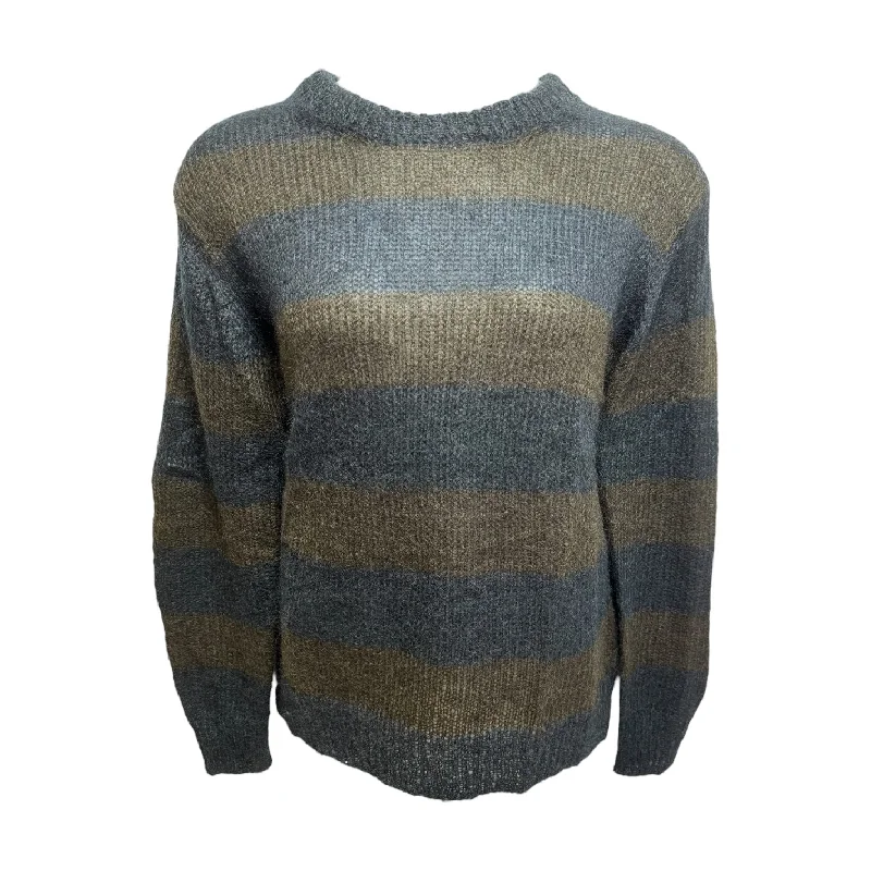 Mohair Blend Sweater By BLK DNM In Striped Pattern, Size: S Organic