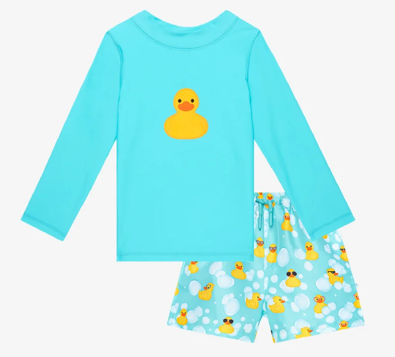 Posh Peanut Ducky Swimsuit Monochromatic Office Style