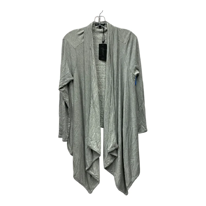 Cardigan By Gibson In Grey, Size:L Relaxed Men's Beach