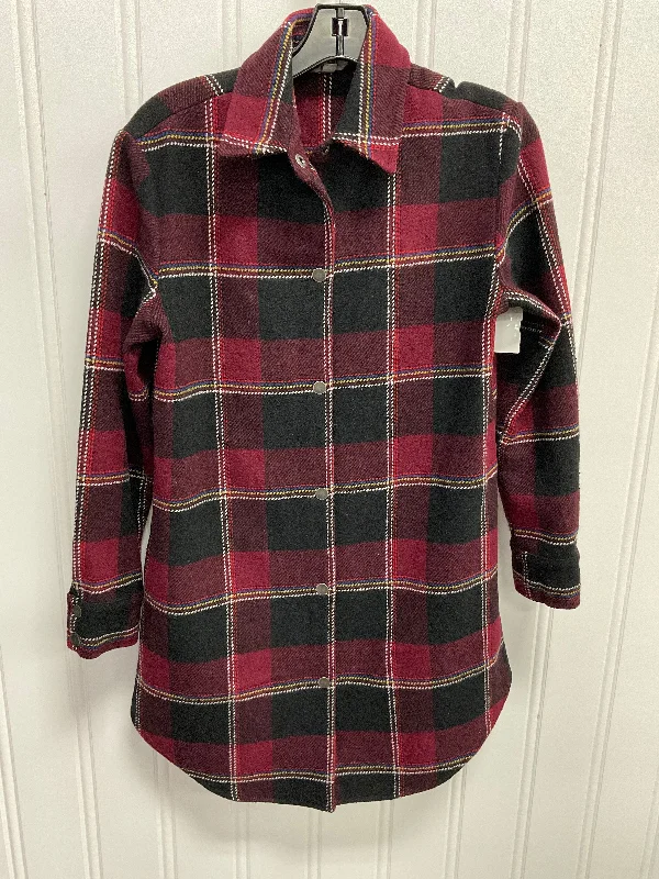 Coat Other By Bb Dakota In Plaid Pattern, Size: Xs Casual Men's Loose