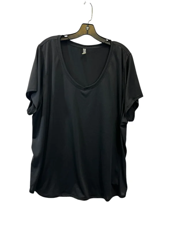 Top Short Sleeve By Mta Pro In Black, Size: 3x Masculine Men's 