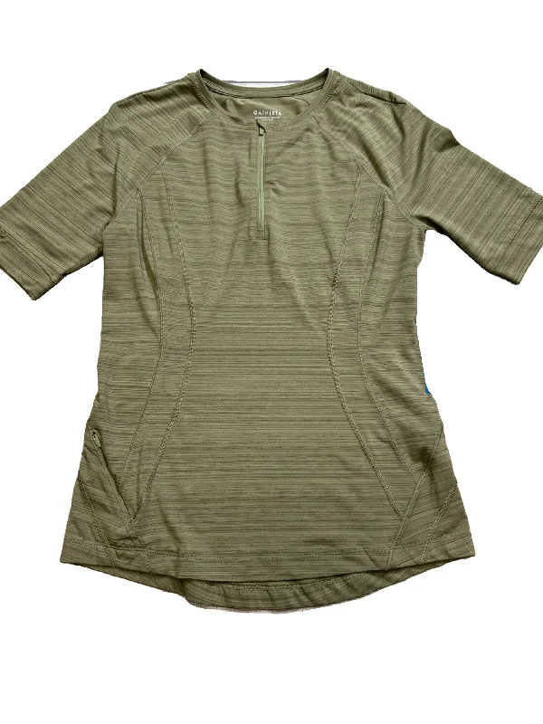 Athletic Top Short Sleeve By Athleta In Green, Size: S Trendy Men's Oversized