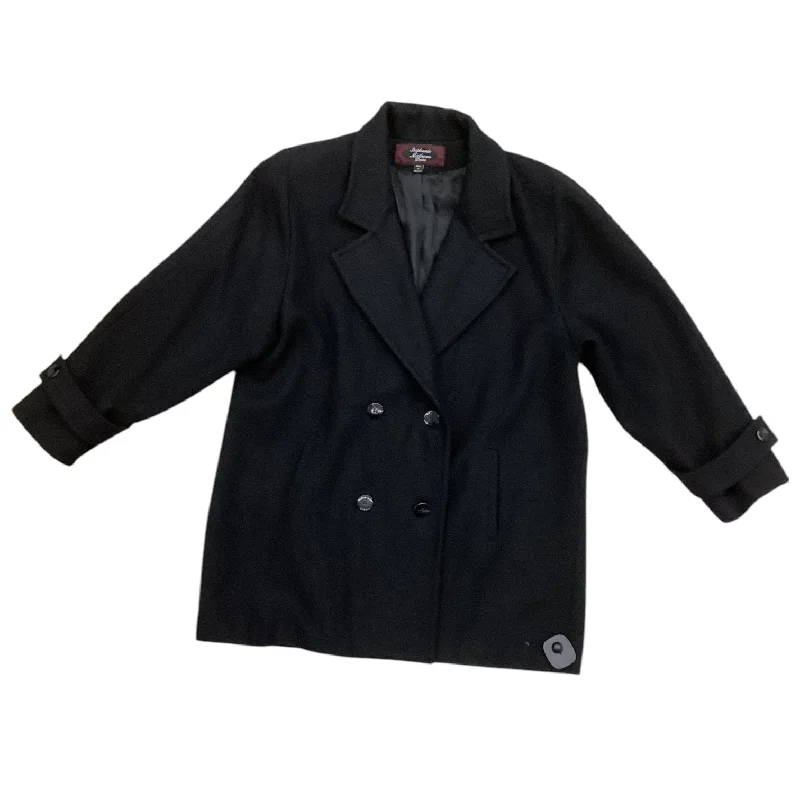 Coat Wool By Clothes Mentor In Black, Size: Xl Stylish Men's Tropical 