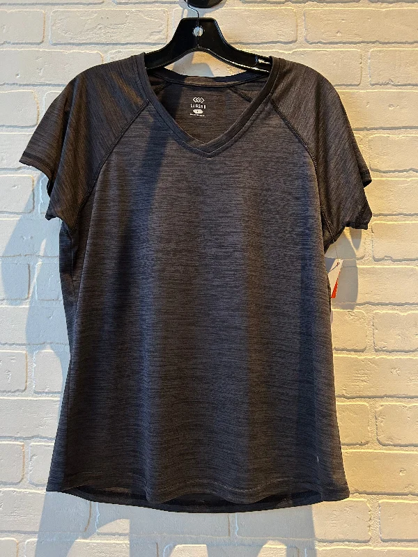 Athletic Top Short Sleeve By LEGEND In Grey, Size: L Casual Men's Japanese 